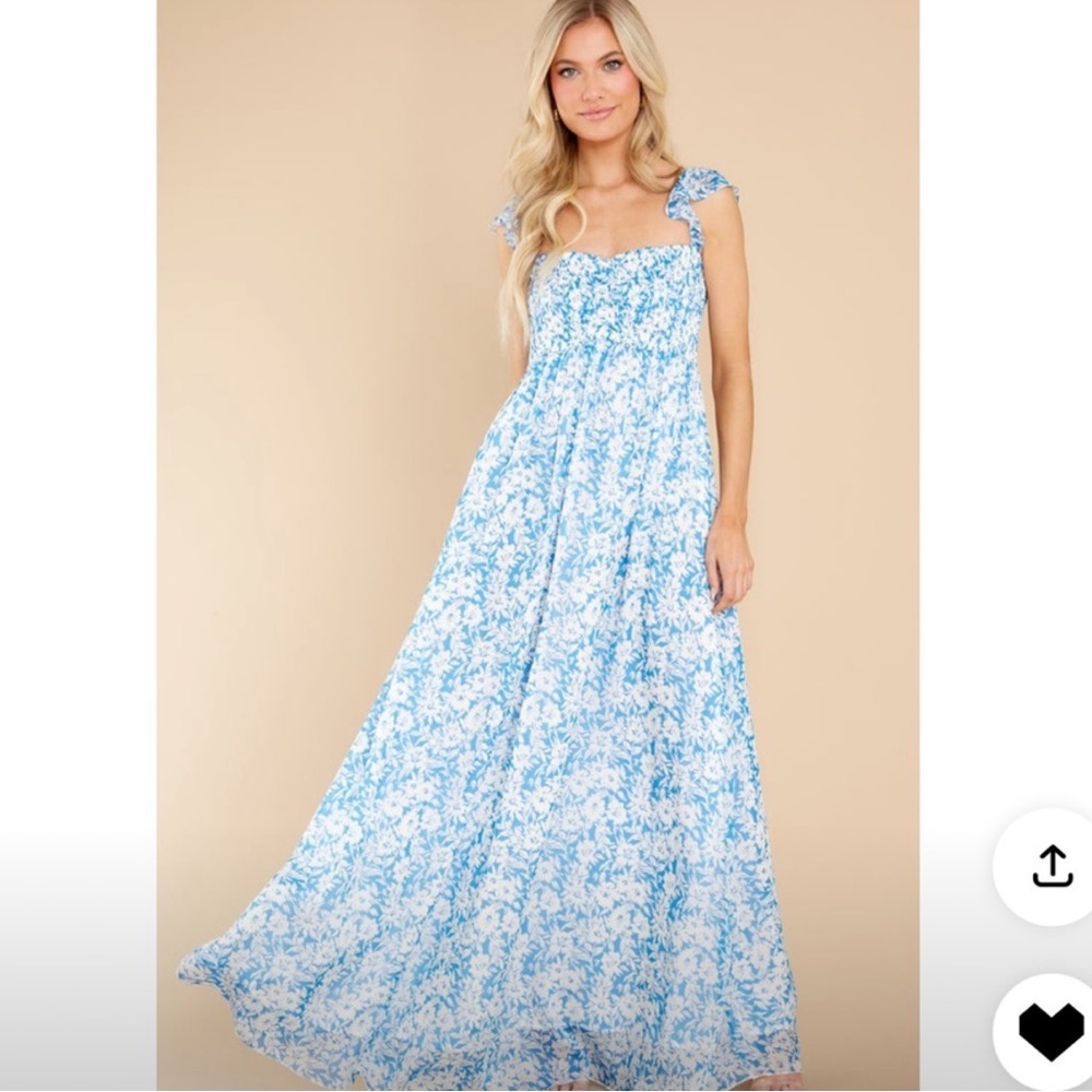Let’s make memories floral print dress from red dress brand new